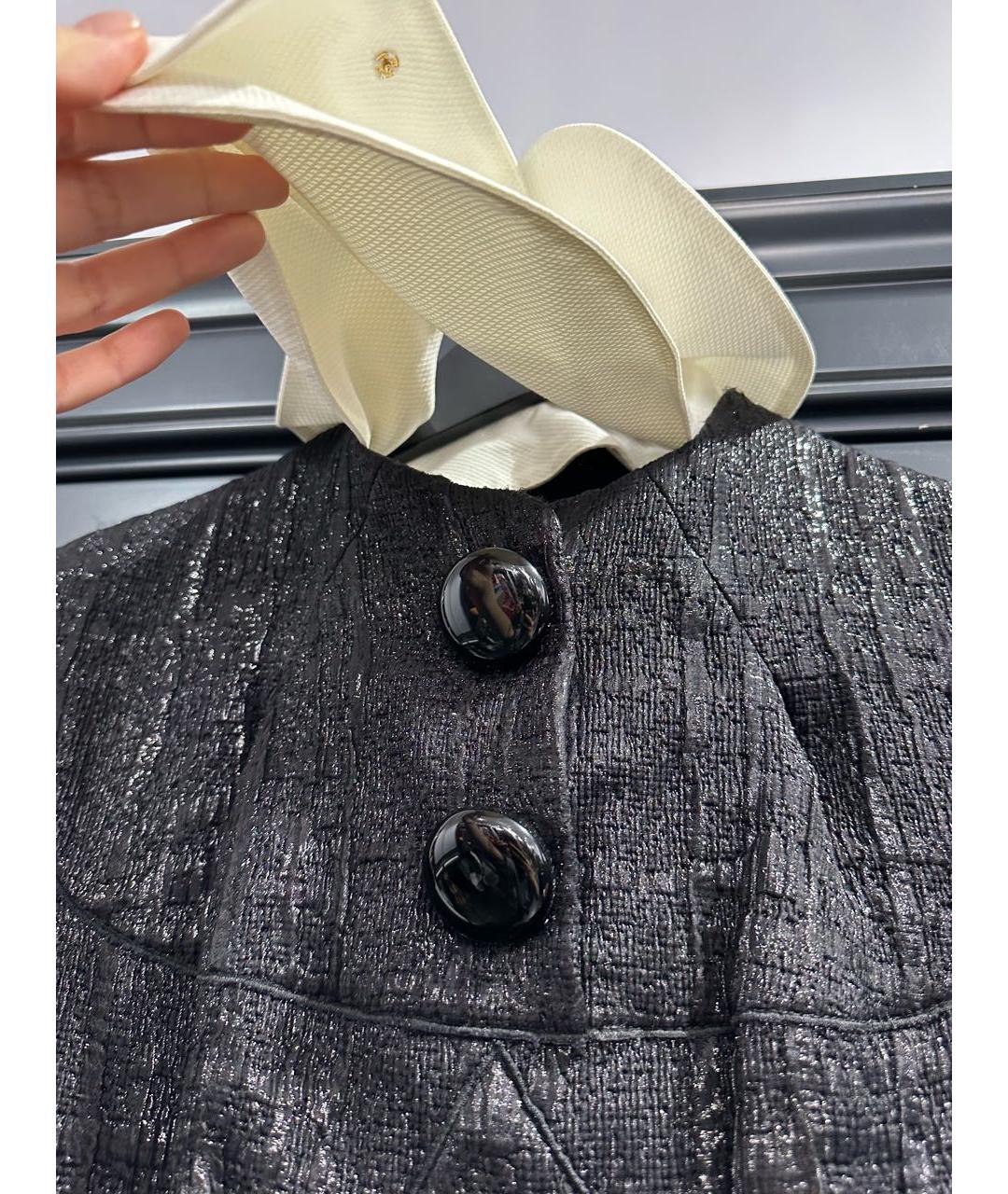 LOUIS VUITTON Черное повседневное платье, фото 7