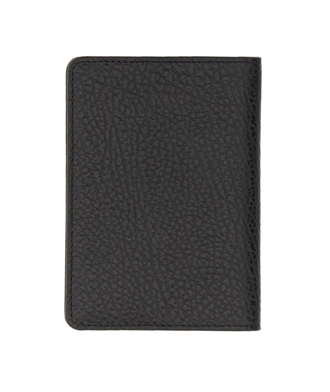 MAISON MARGIELA Черный кожаный кошелек, фото 4