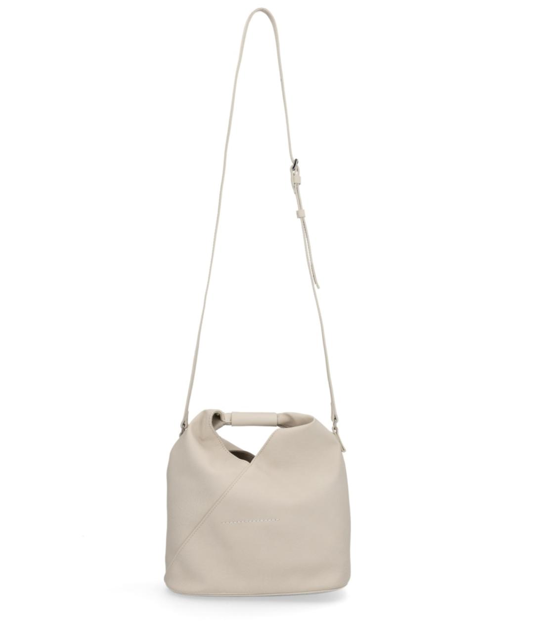 MM6 MAISON MARGIELA Белая синтетическая сумка через плечо, фото 4