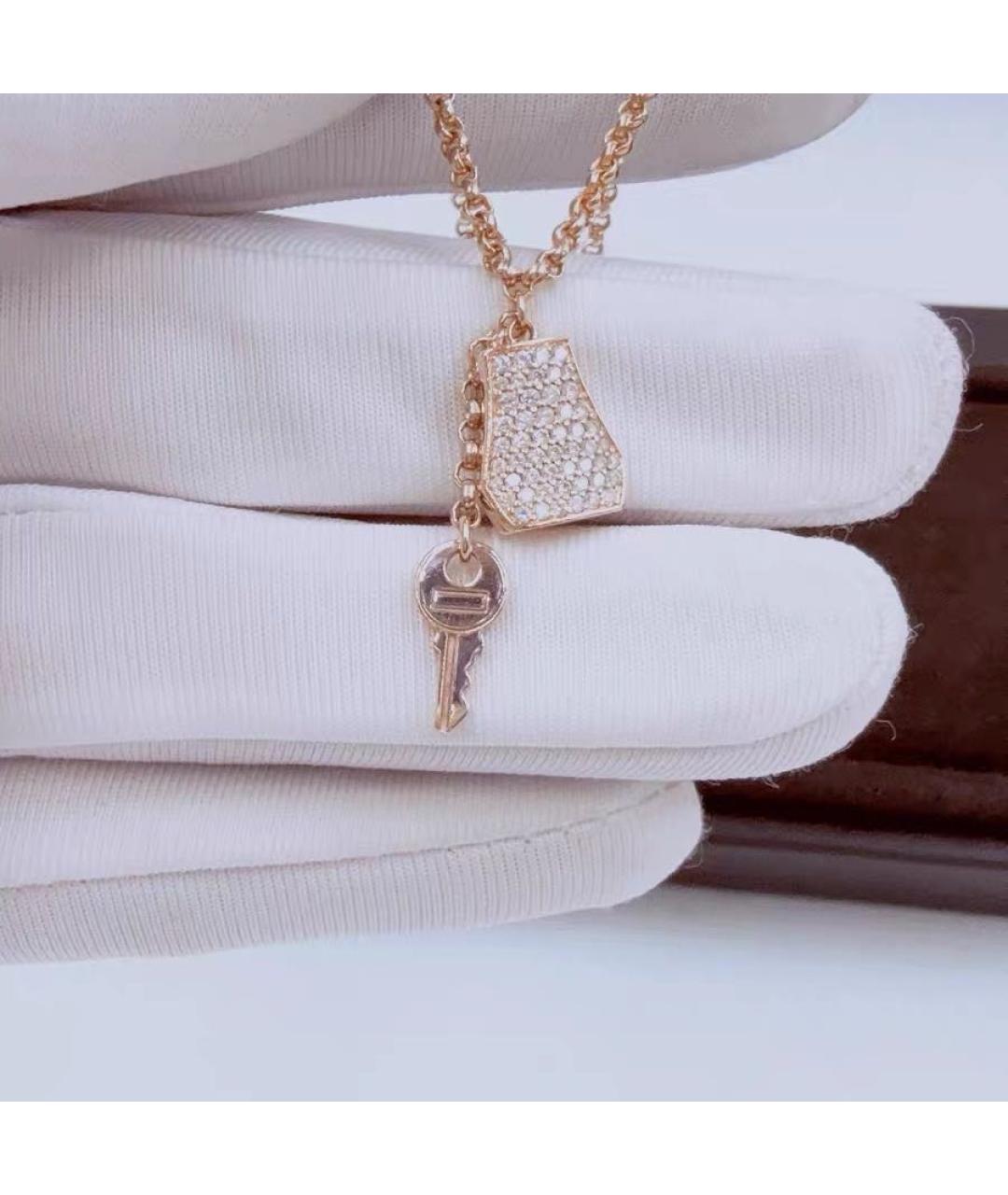 HERMES Розовый браслет из розового золота, фото 4