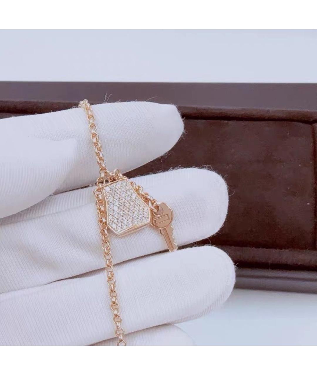 HERMES Розовый браслет из розового золота, фото 5