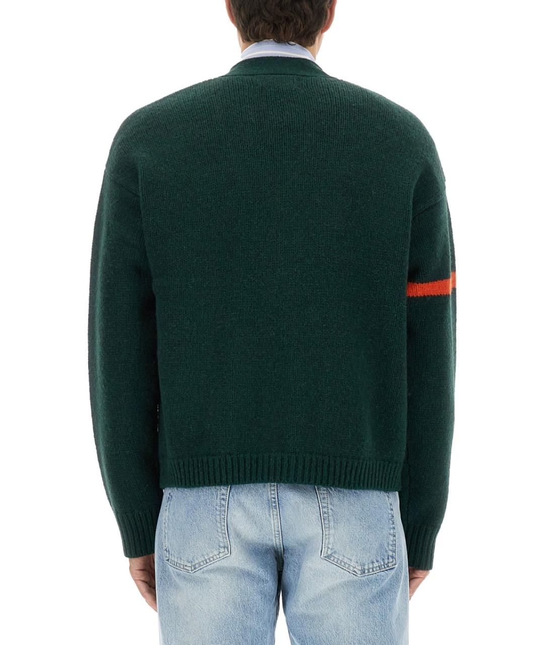 POLO RALPH LAUREN Зеленый шерстяной джемпер / свитер, фото 4