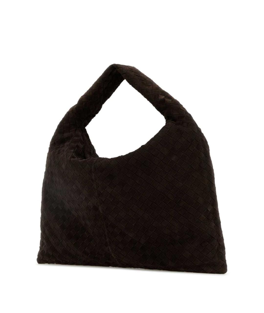 BOTTEGA VENETA Коричневая кожаная сумка через плечо, фото 3