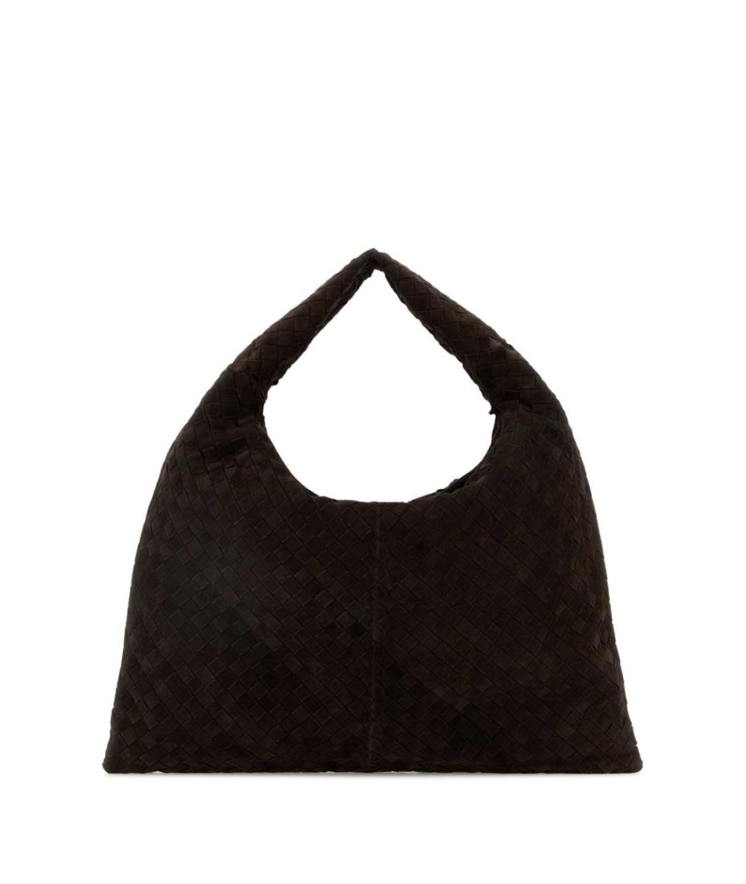 BOTTEGA VENETA Коричневая кожаная сумка через плечо, фото 1