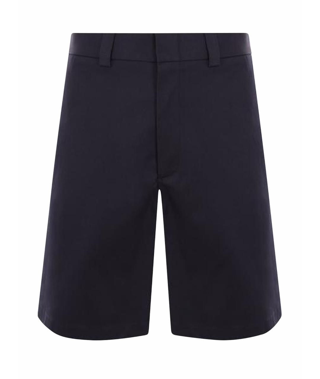 GUCCI Темно-синие хлопковые шорты, фото 1