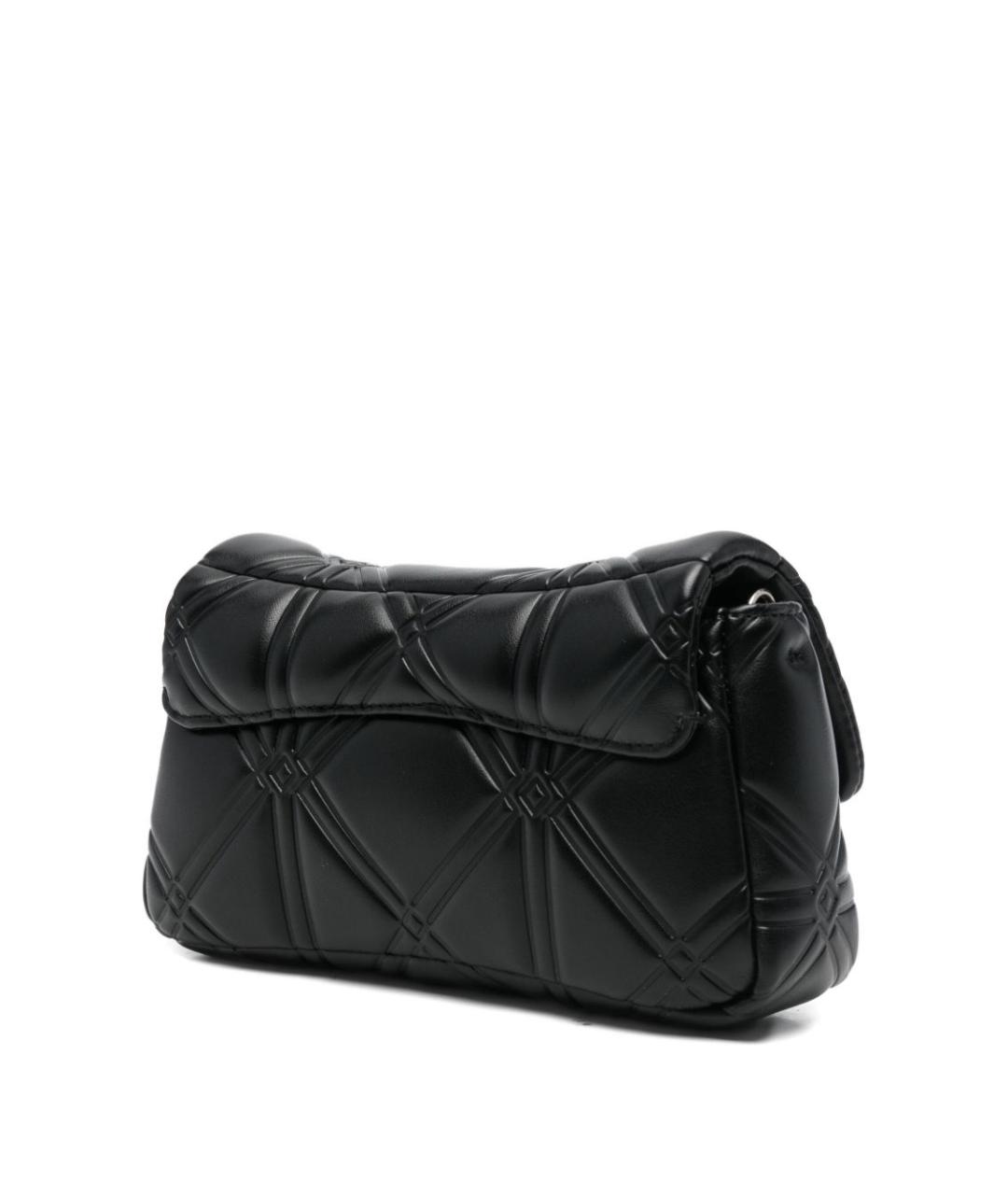 EMPORIO ARMANI Черная синтетическая сумка через плечо, фото 4