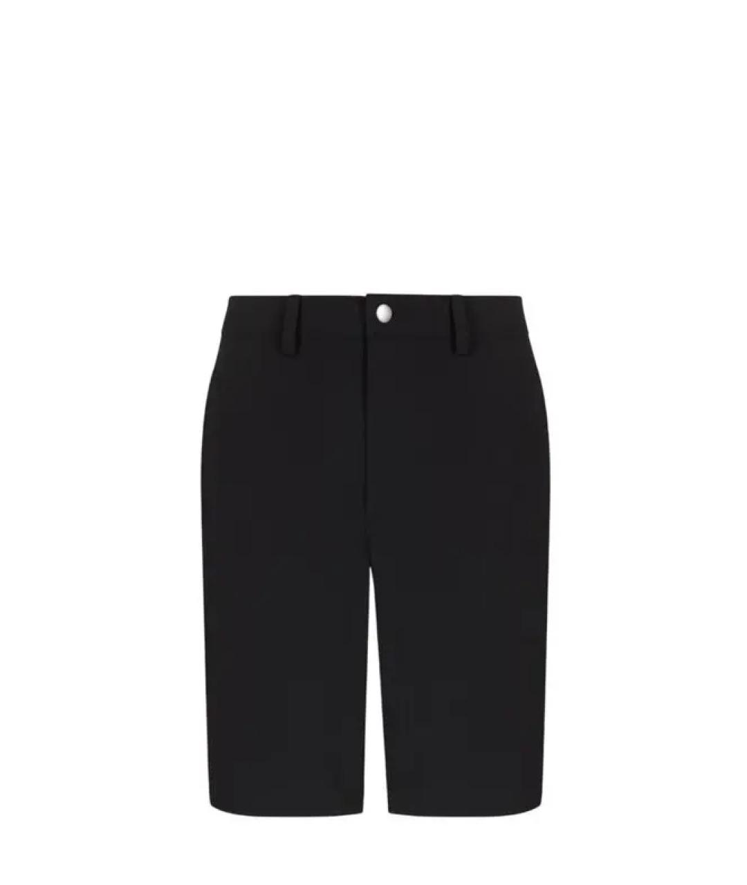 EA7 Черные полиамидовые шорты, фото 1