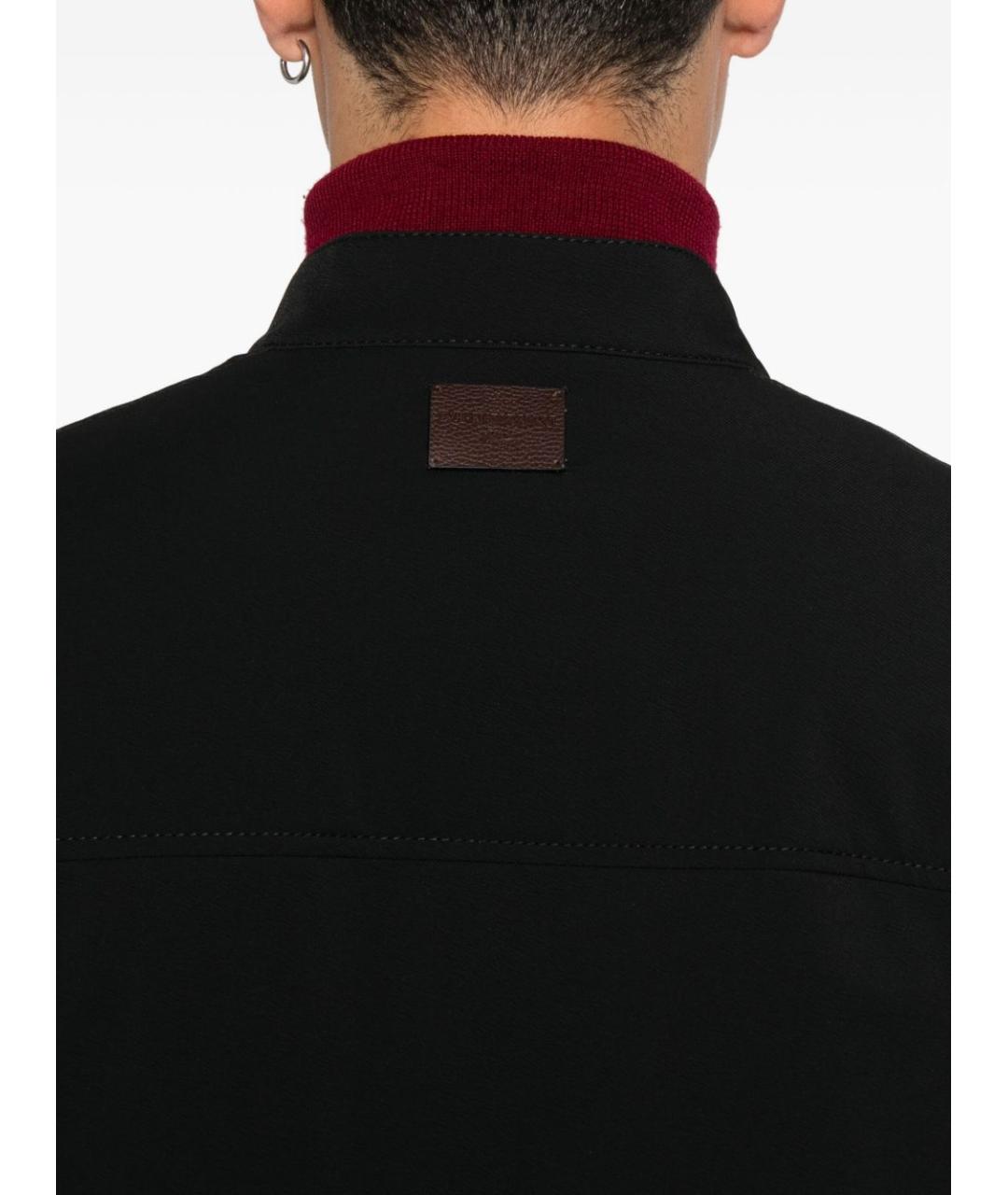 EMPORIO ARMANI Черная кэжуал рубашка, фото 4