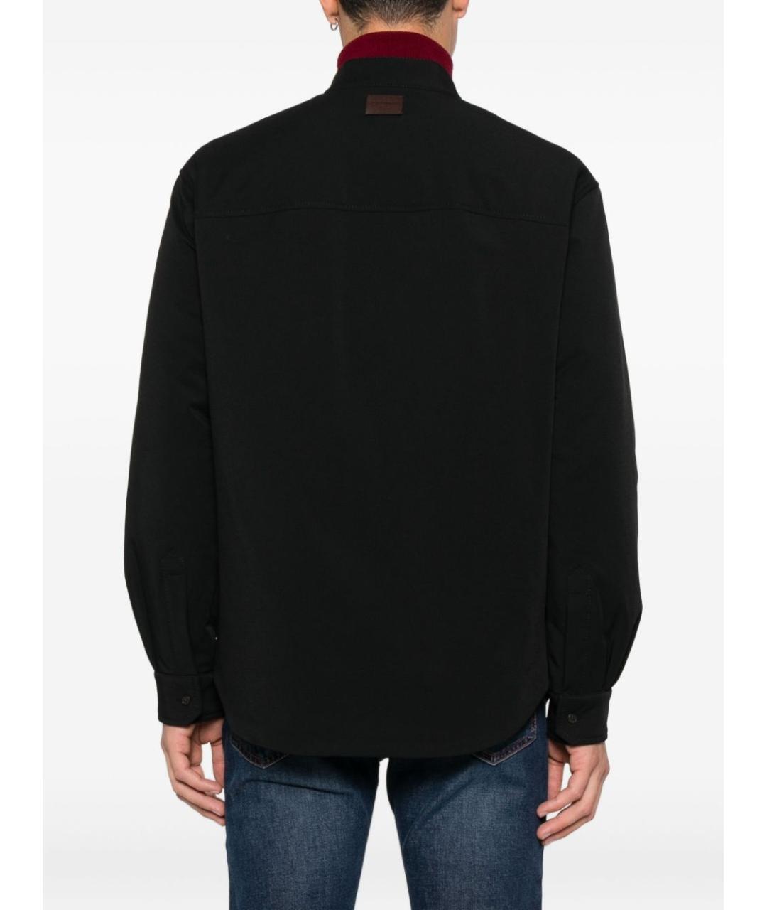 EMPORIO ARMANI Черная кэжуал рубашка, фото 5