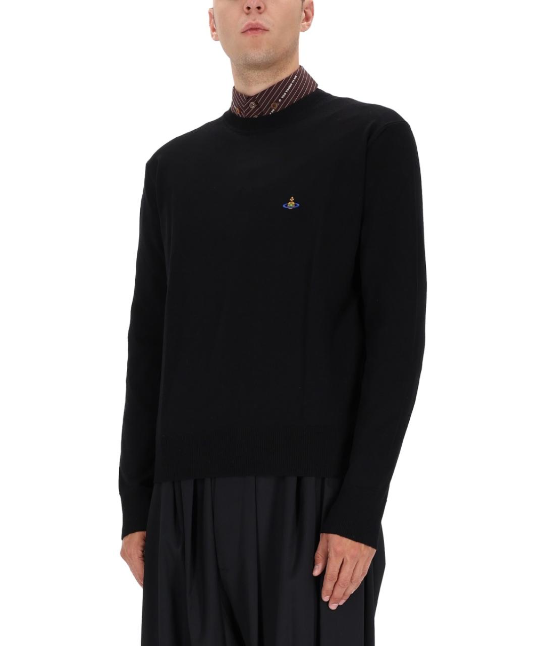 VIVIENNE WESTWOOD Черный шерстяной джемпер / свитер, фото 3