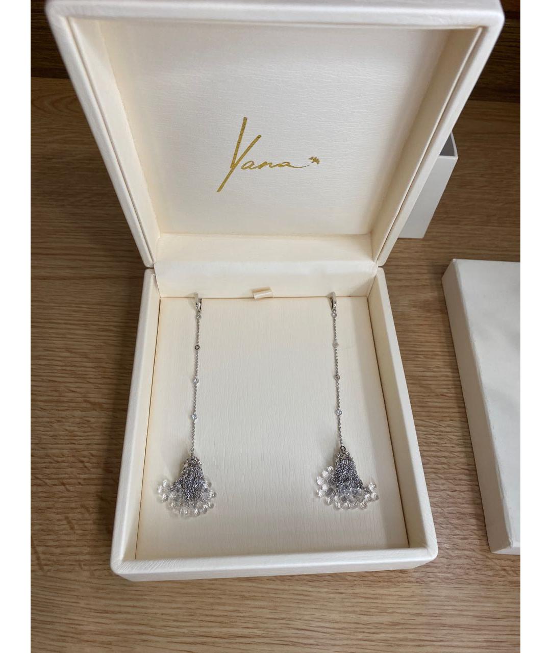 YANA JEWELLERY Белые серьги из белого золота, фото 2