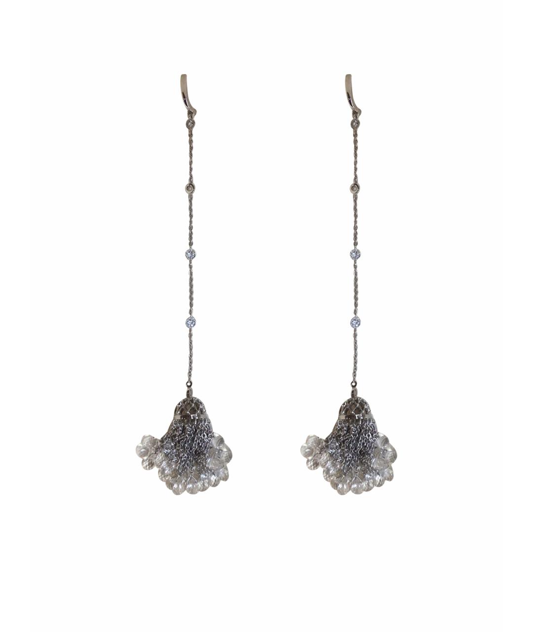 YANA JEWELLERY Белые серьги из белого золота, фото 1
