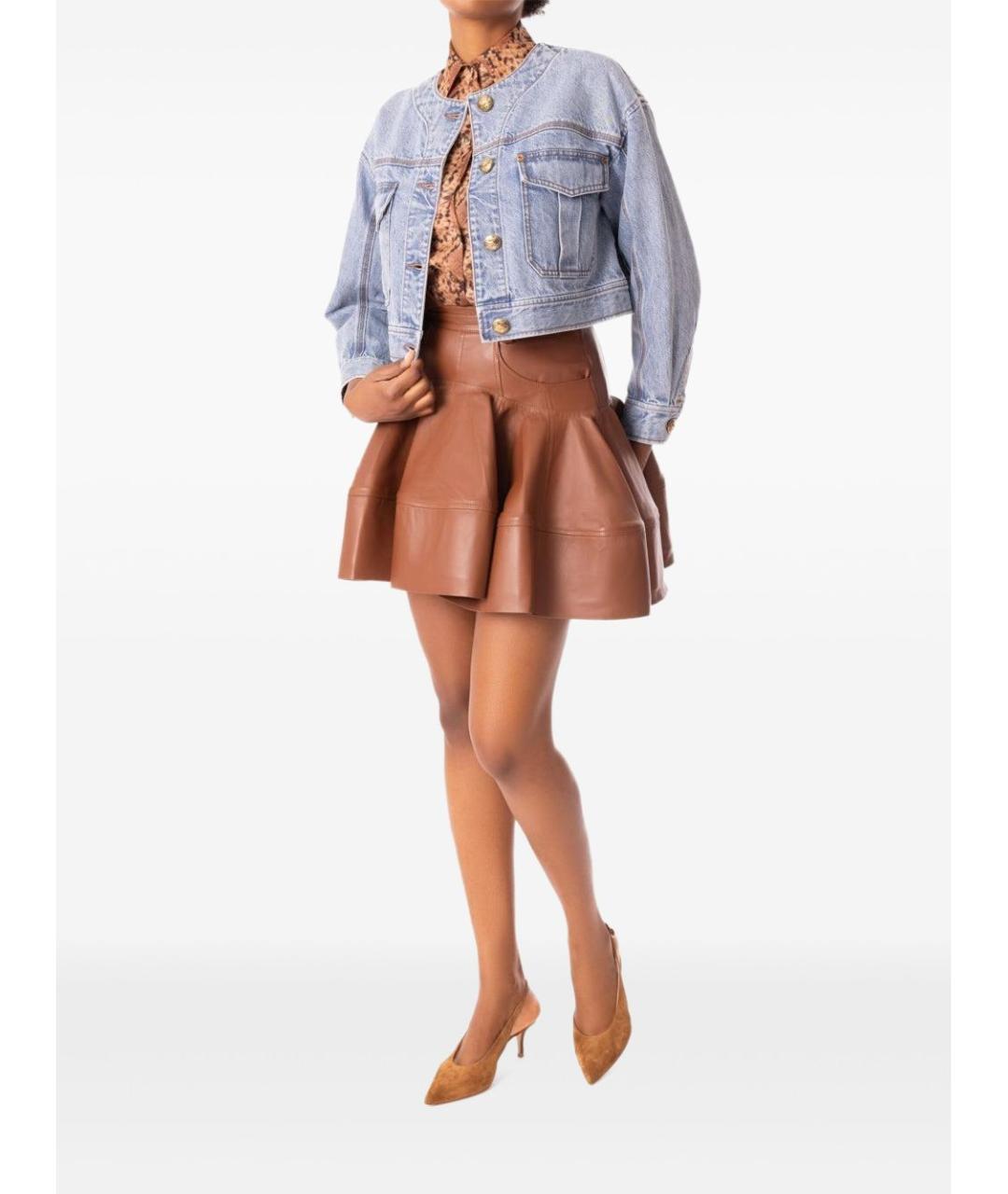 ZIMMERMANN Голубая хлопковая куртка, фото 4