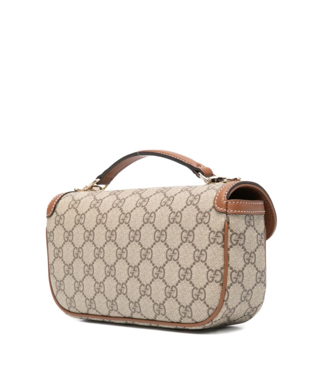 GUCCI Мульти тканевая сумка с короткими ручками, фото 5