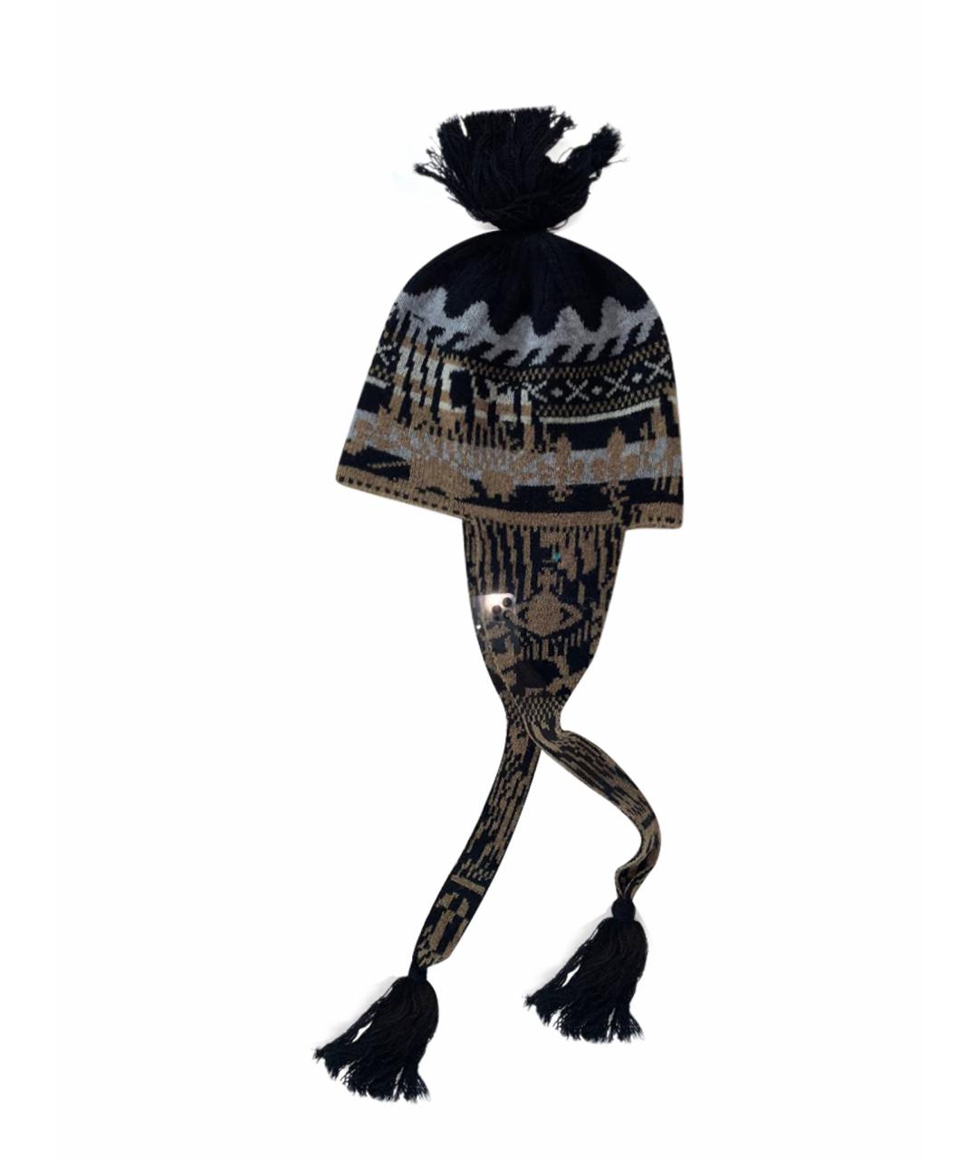 VIVIENNE WESTWOOD Синяя шерстяная шапка, фото 1