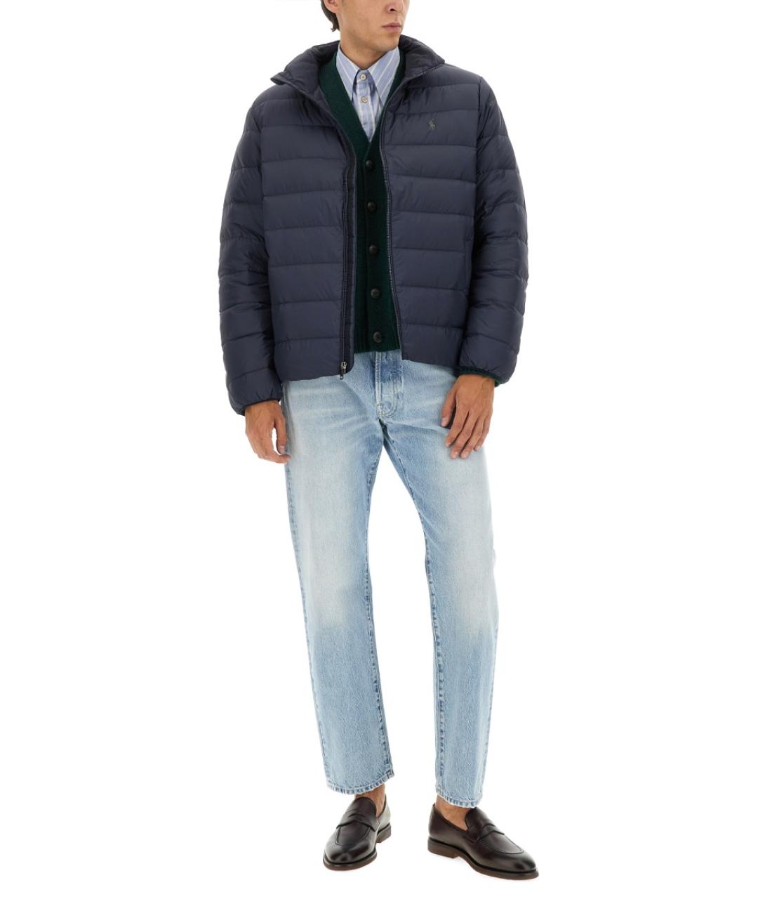 POLO RALPH LAUREN Синяя полиэстеровая куртка, фото 3