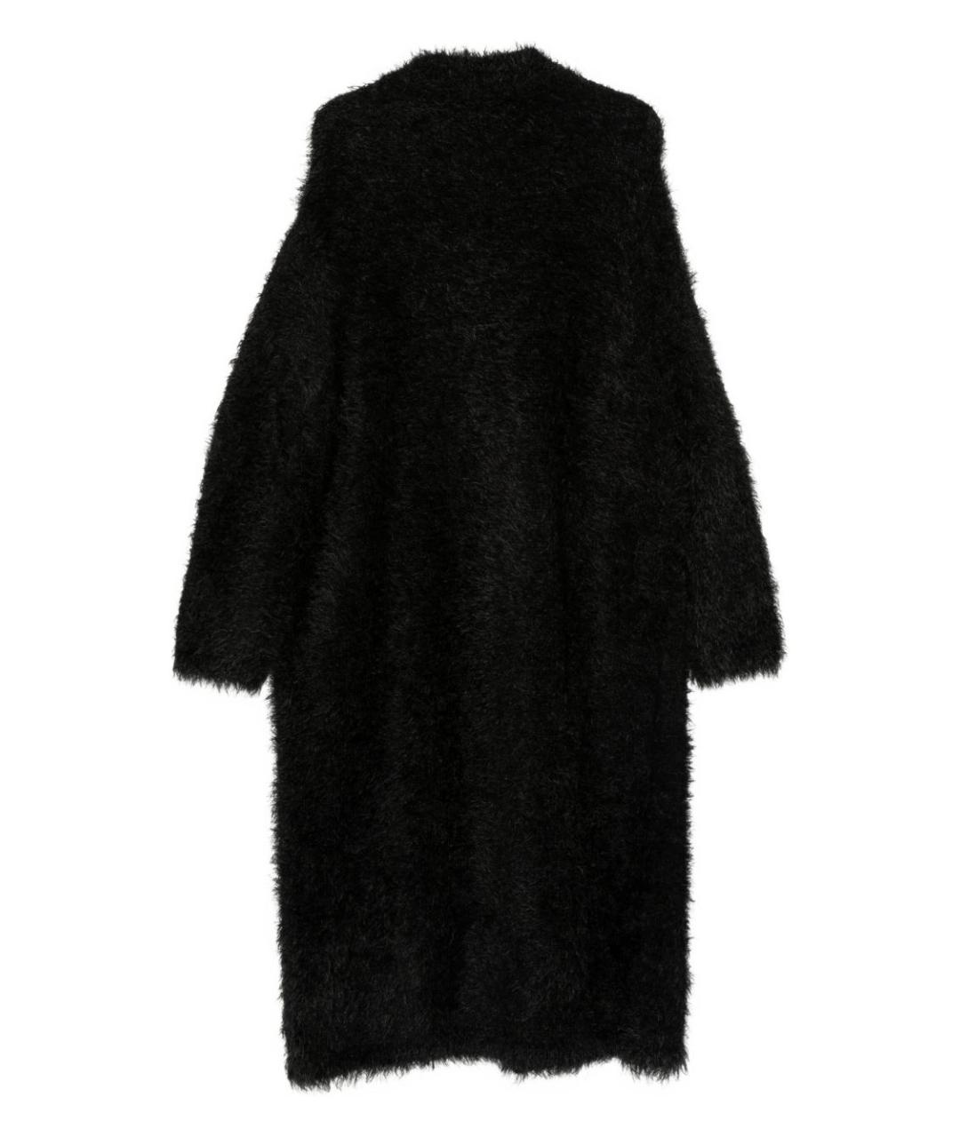 EMPORIO ARMANI Черное шерстяное пальто, фото 1