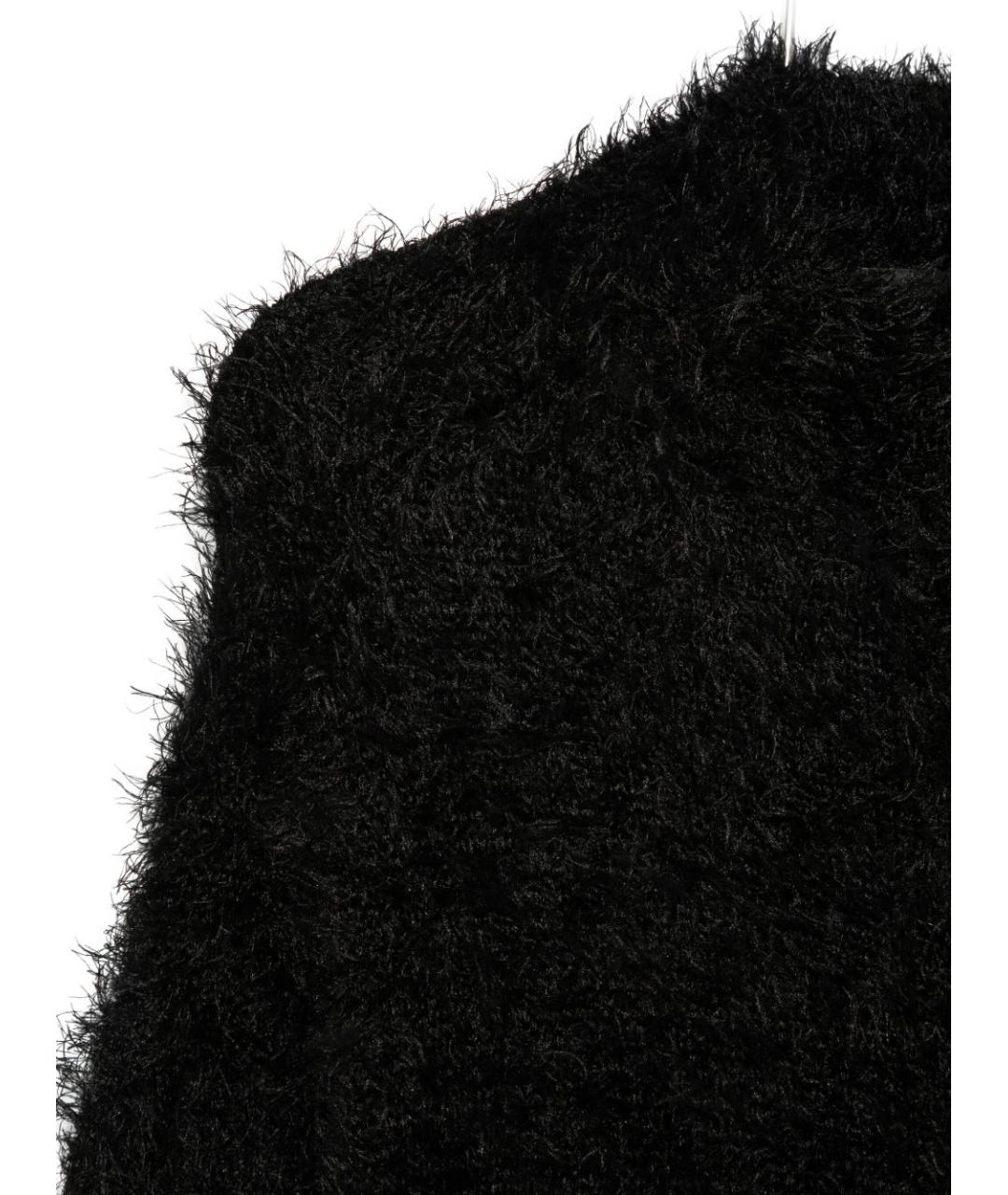 EMPORIO ARMANI Черное шерстяное пальто, фото 2