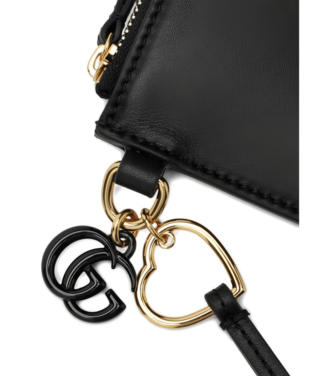 GUCCI Черный кожаный кошелек, фото 3