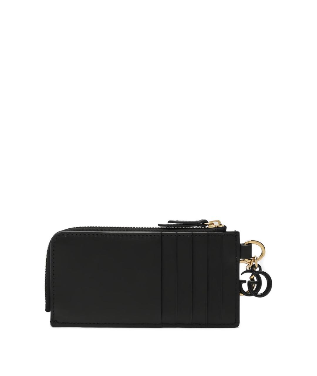 GUCCI Черный кожаный кошелек, фото 2