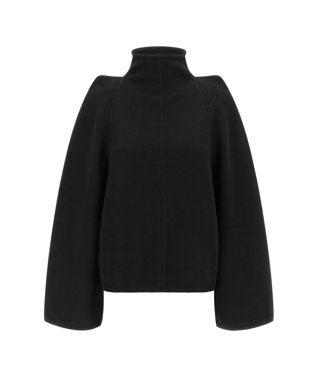 RICK OWENS Черный шерстяной джемпер / свитер, фото 1