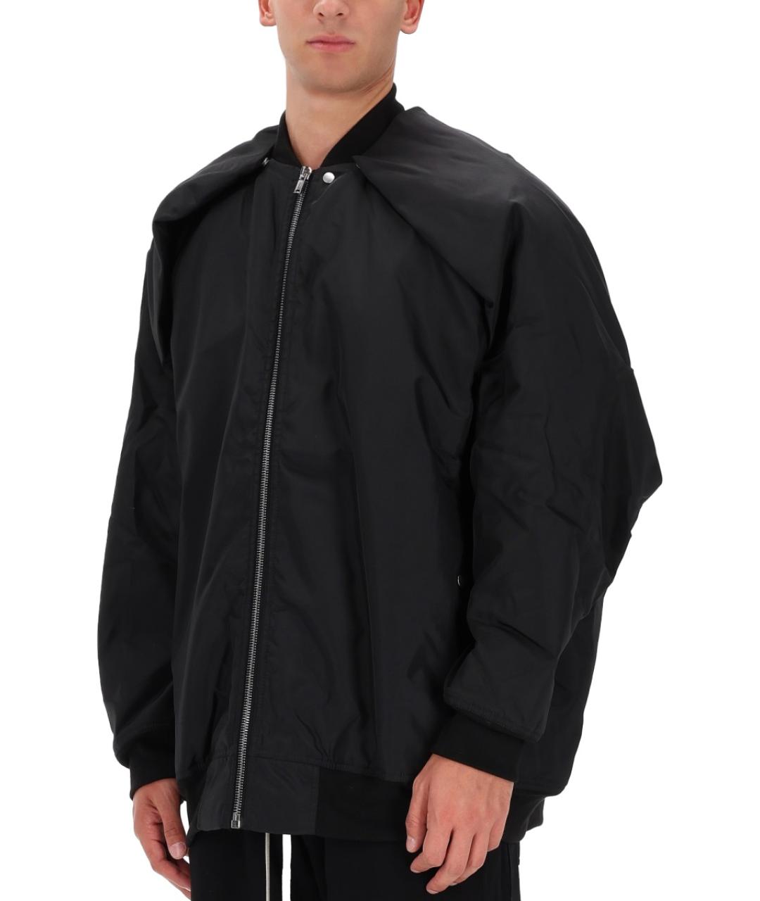 RICK OWENS DRKSHDW Черный полиамидовый пиджак, фото 5