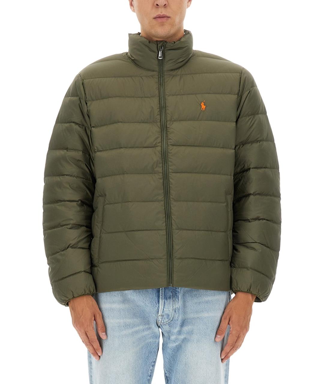 POLO RALPH LAUREN Зеленая полиэстеровая куртка, фото 2