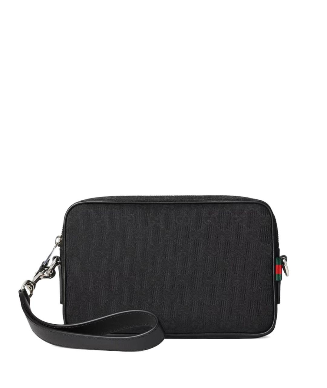 GUCCI Черная барсетка, фото 1