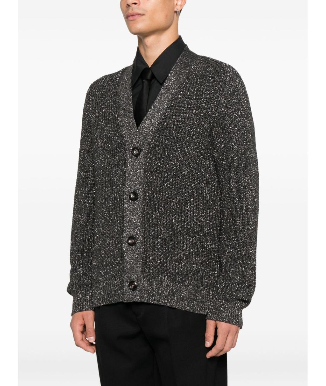 EMPORIO ARMANI Серый вискозный кардиган, фото 3