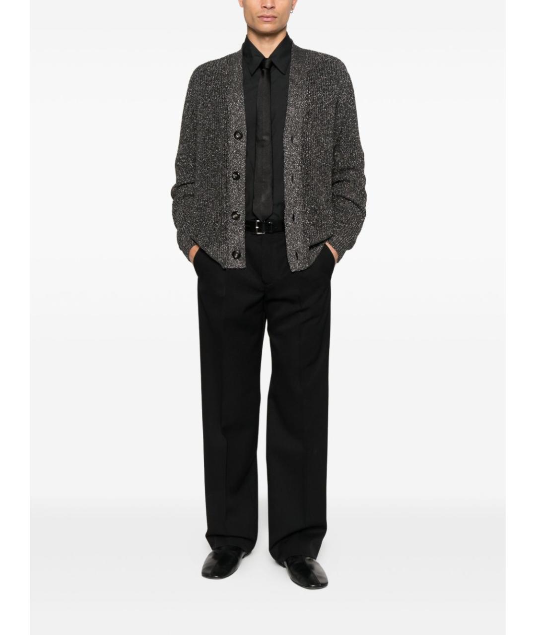 EMPORIO ARMANI Серый вискозный кардиган, фото 2