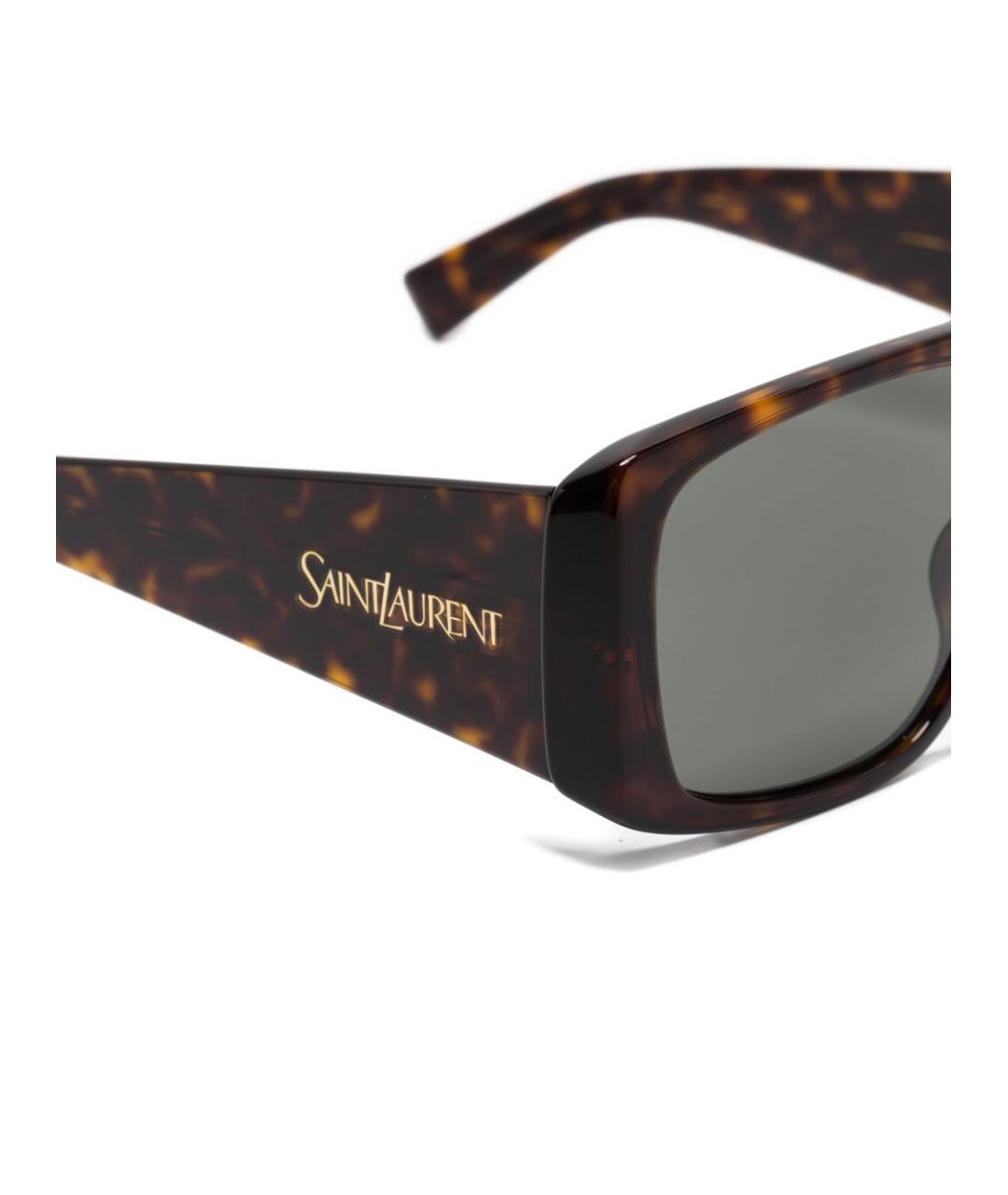 SAINT LAURENT Мульти пластиковые солнцезащитные очки, фото 2