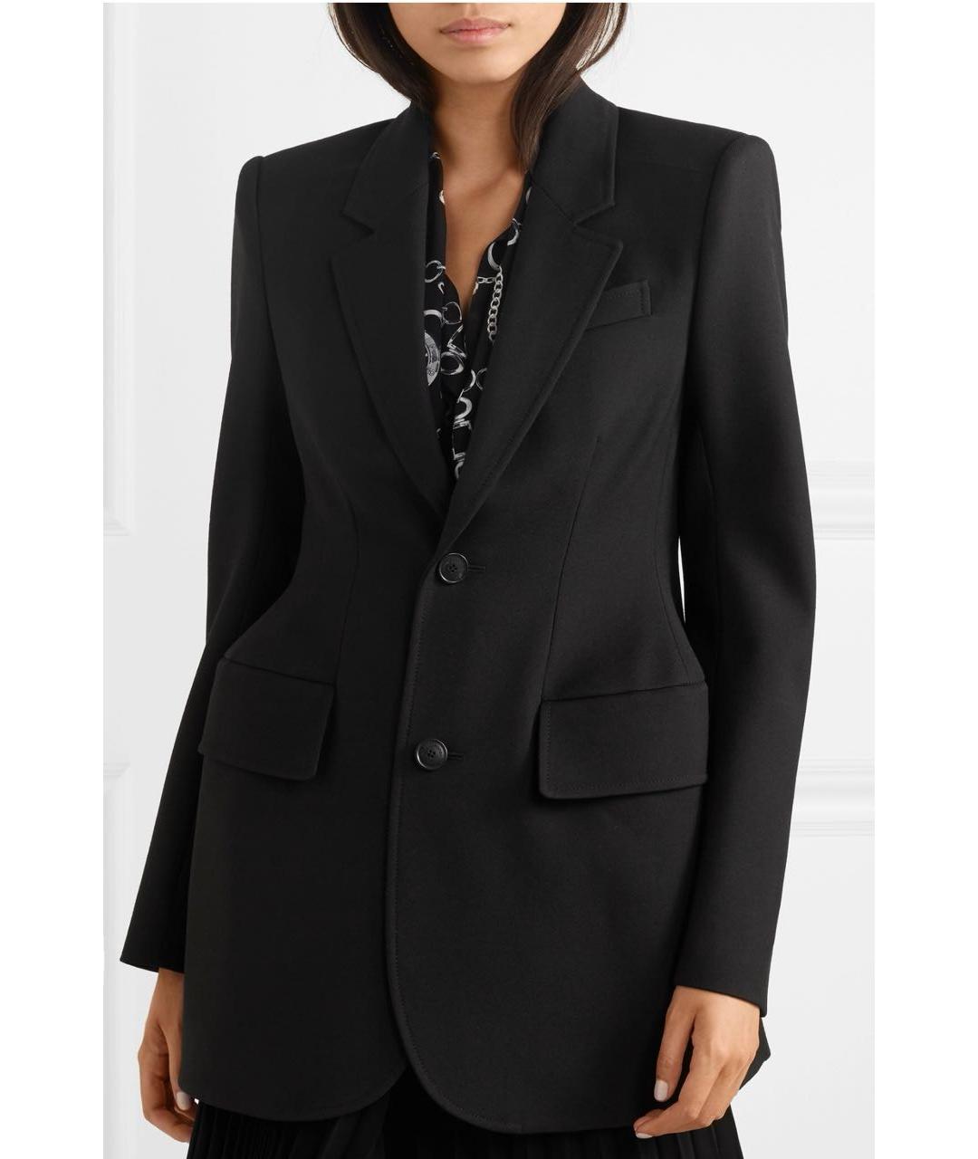 BALENCIAGA Черный шерстяной жакет/пиджак, фото 7