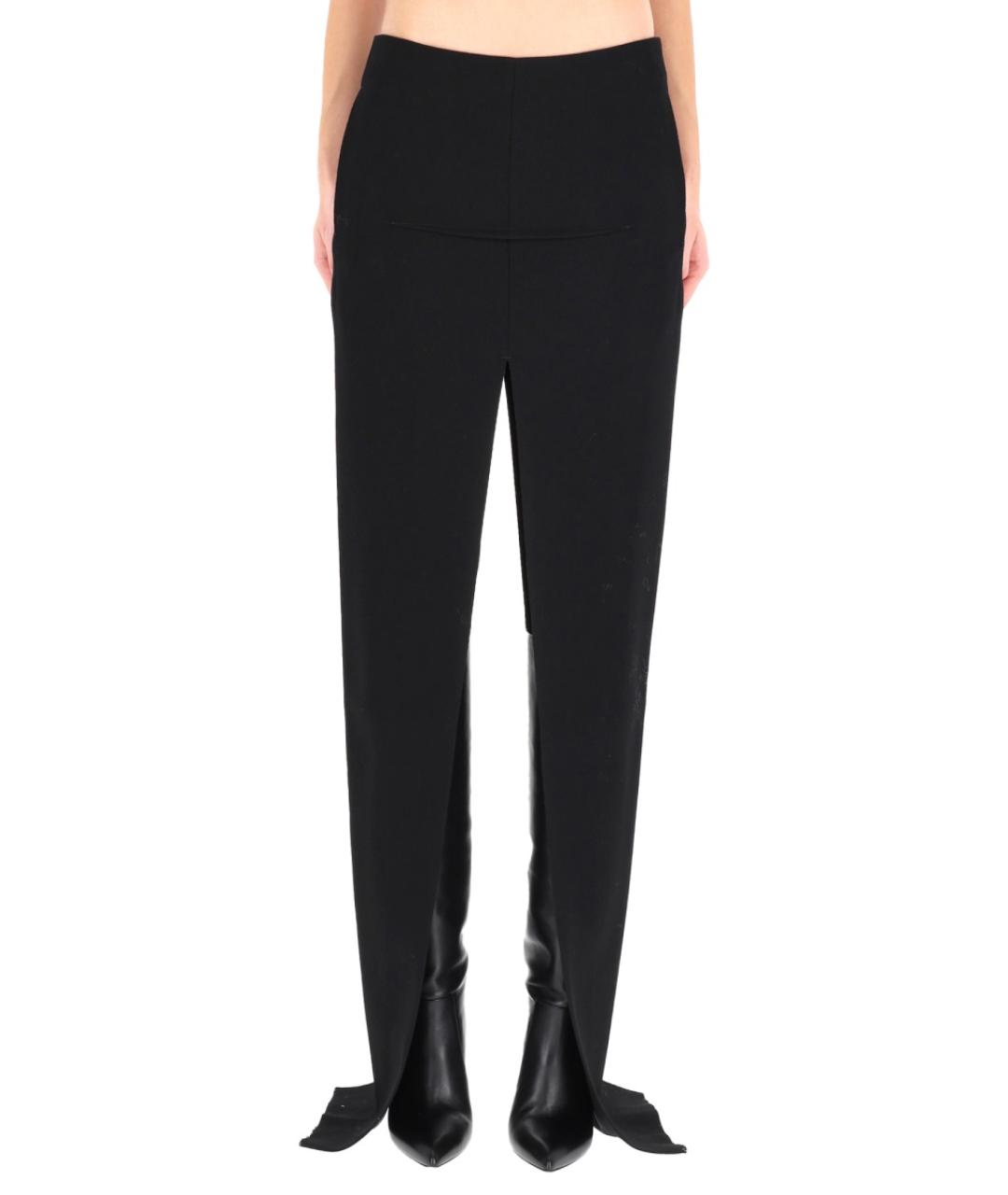 RICK OWENS Черная шерстяная юбка макси, фото 5