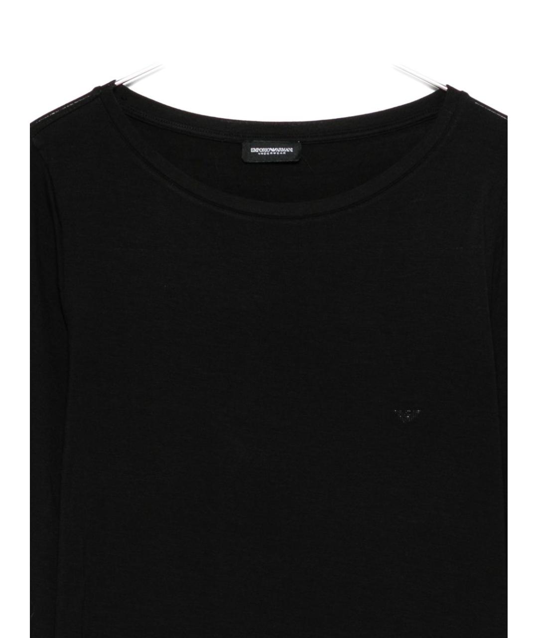 EMPORIO ARMANI Черная пижама, фото 3