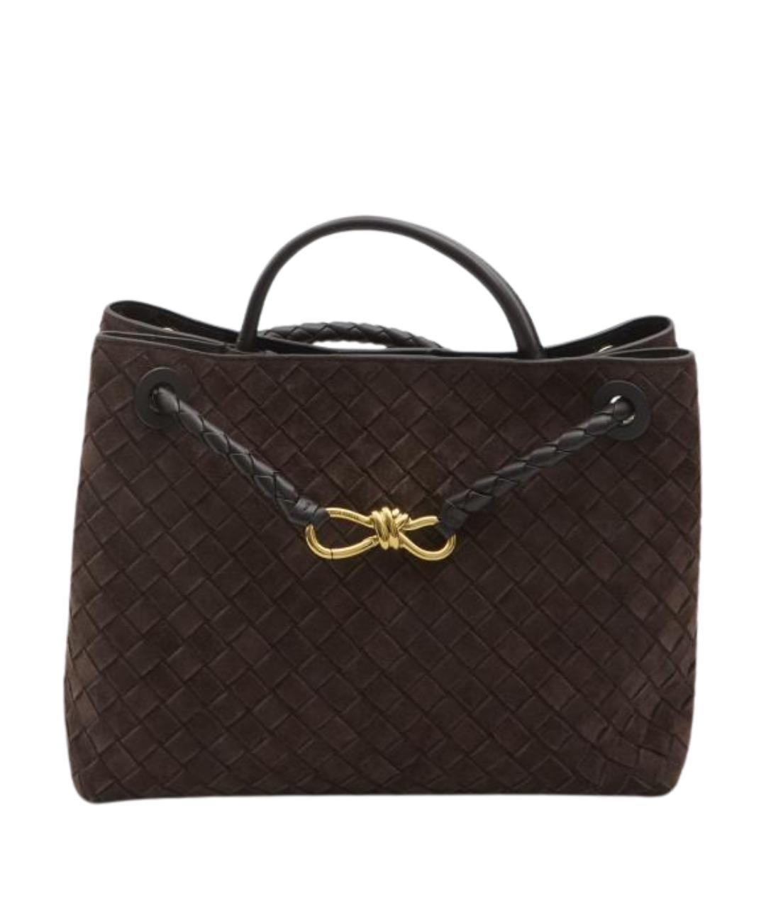 BOTTEGA VENETA Коричневая кожаная сумка тоут, фото 1