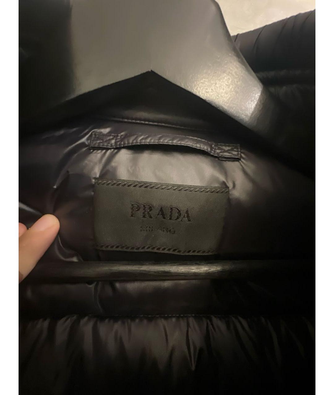 PRADA Черный пуховик, фото 6