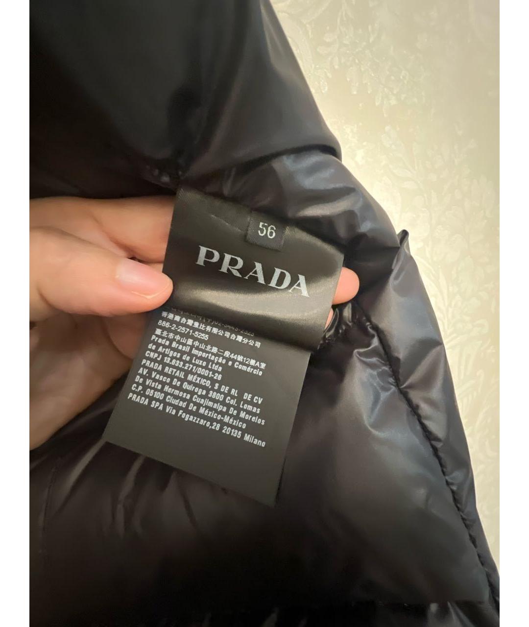 PRADA Черный пуховик, фото 5