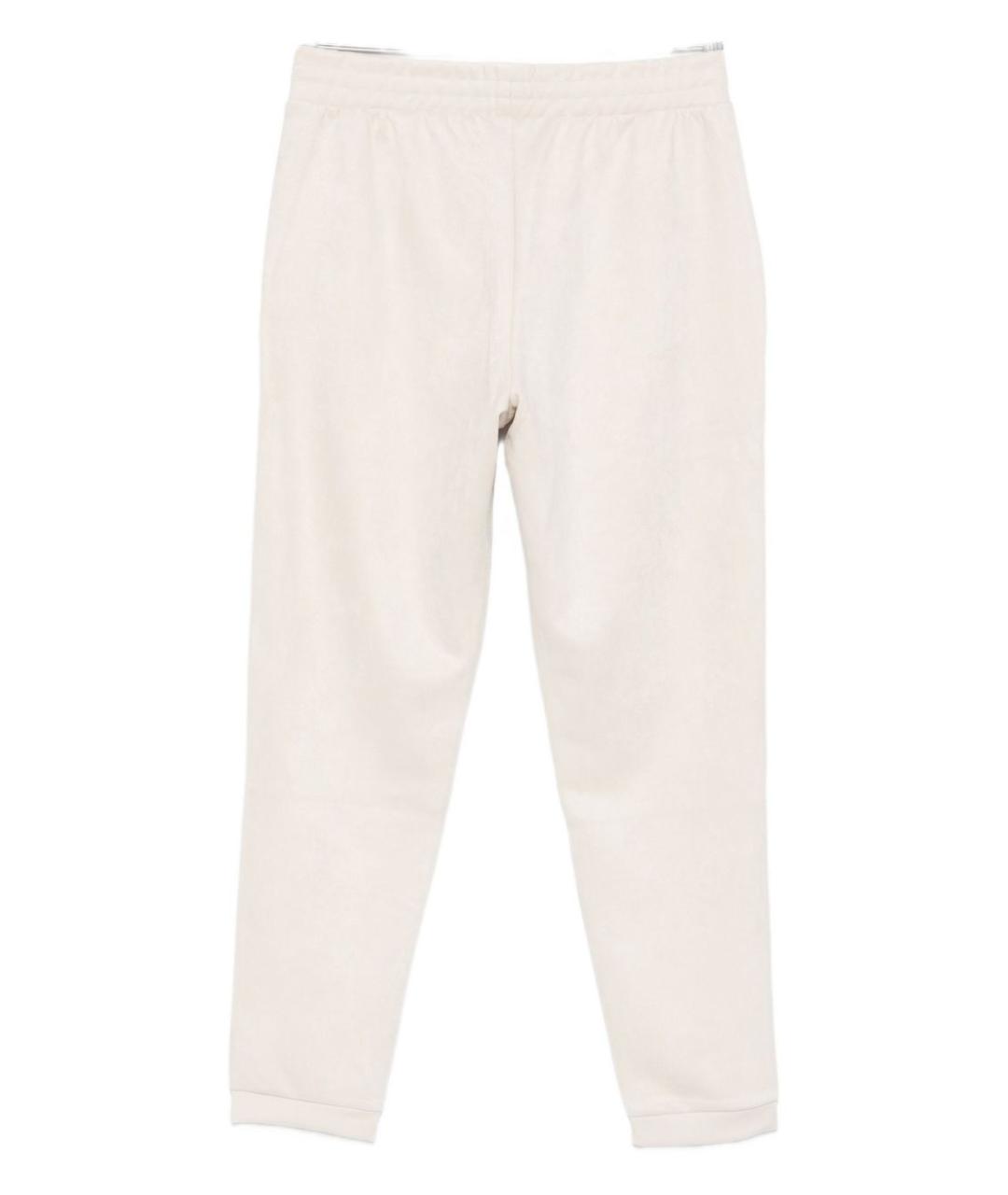 EA7 Бежевые полиэстеровые повседневные брюки, фото 3