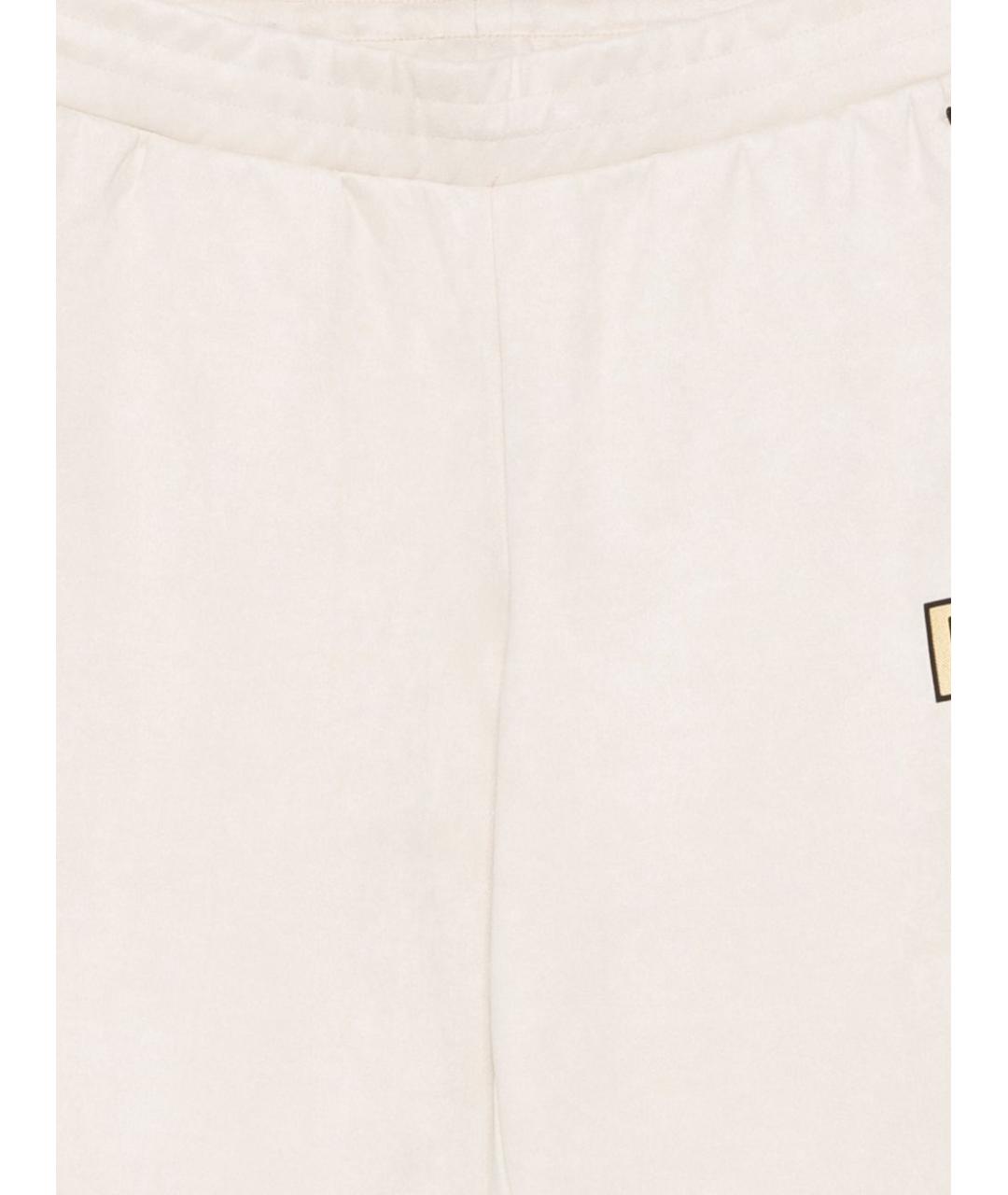 EA7 Бежевые полиэстеровые повседневные брюки, фото 2