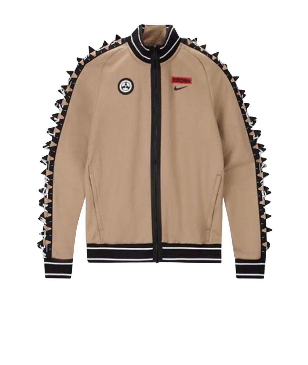 NIKE Бежевая полиэстеровая куртка, фото 7