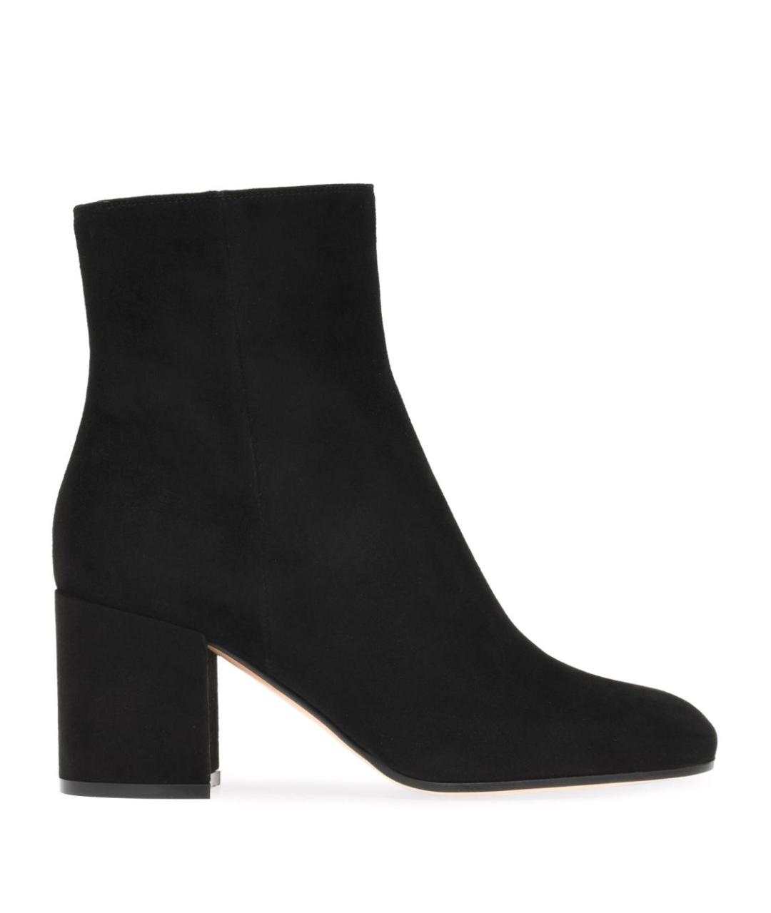 GIANVITO ROSSI Черные замшевые сапоги, фото 1
