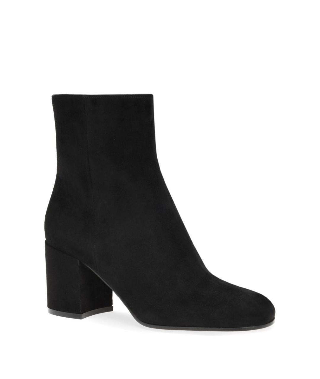 GIANVITO ROSSI Черные замшевые сапоги, фото 3