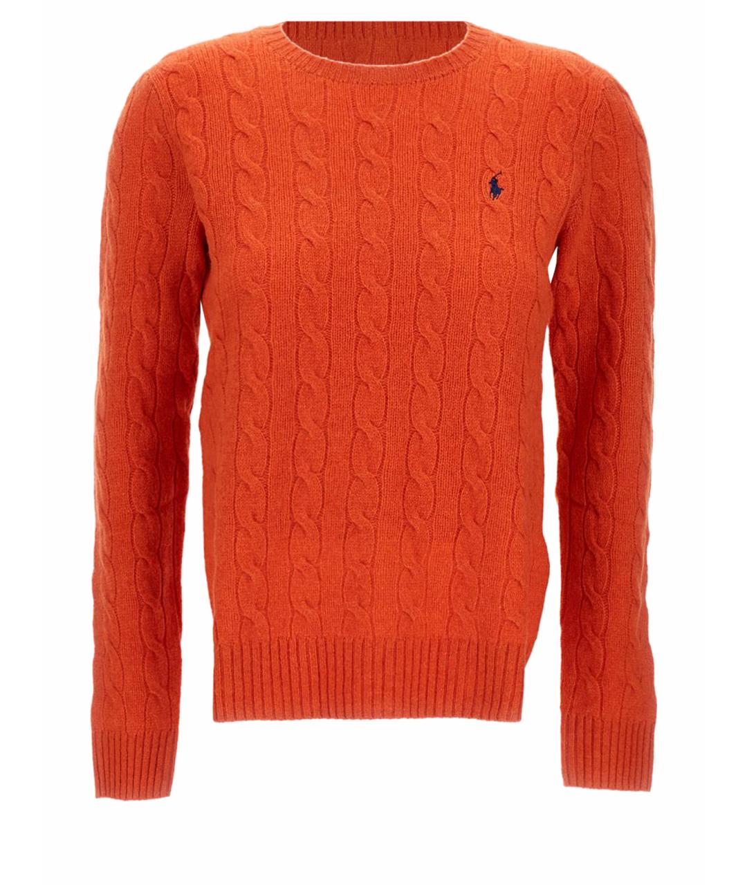 POLO RALPH LAUREN Оранжевый шерстяной джемпер / свитер, фото 1
