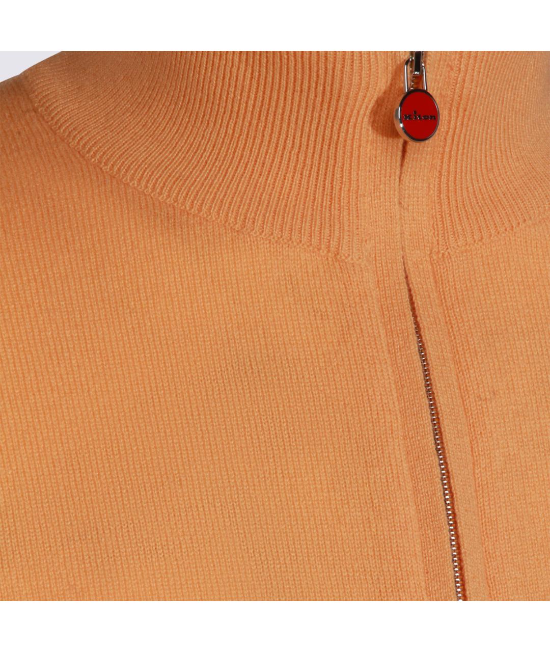 KITON Оранжевый кашемировый кардиган, фото 3