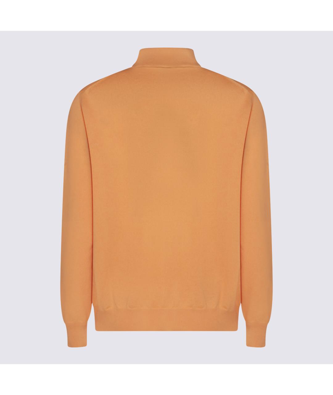 KITON Оранжевый кашемировый кардиган, фото 2