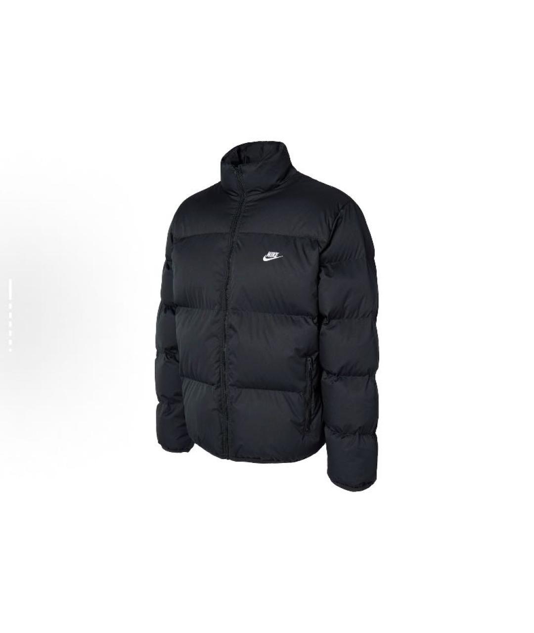 NIKE Черная полиэстеровая куртка, фото 2