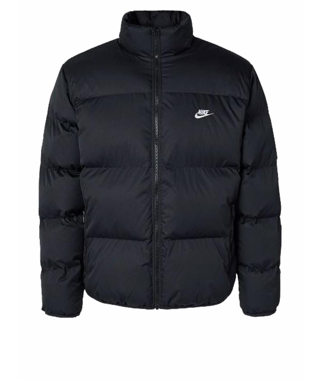 NIKE Черная полиэстеровая куртка, фото 1