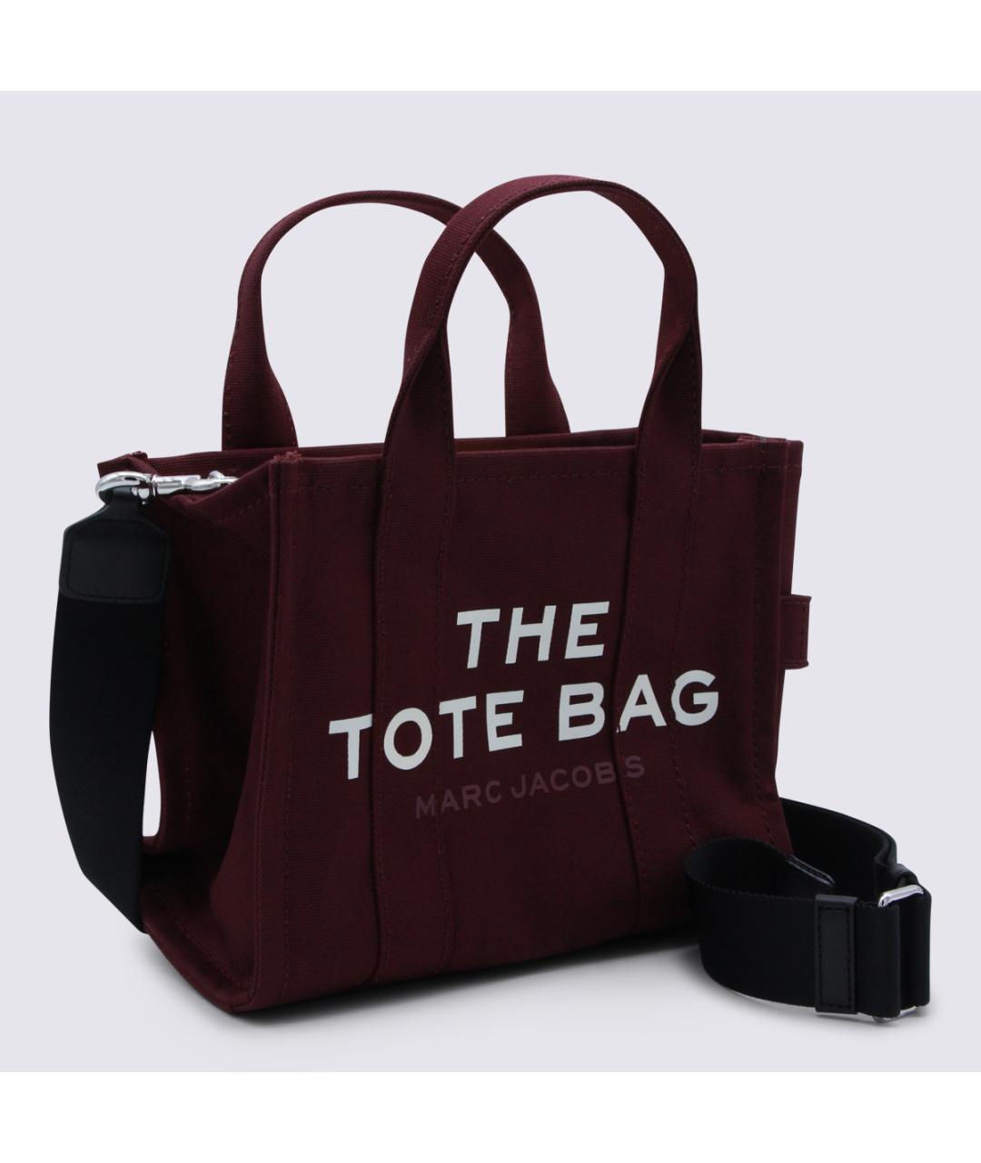 MARC JACOBS Бордовая хлопковая сумка тоут, фото 2
