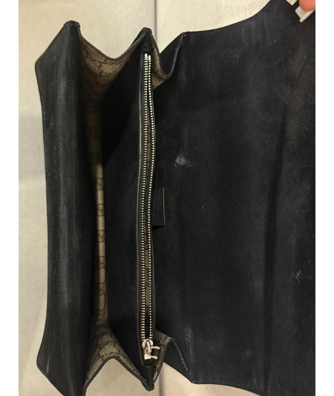 GUCCI Бежевая кожаная сумка через плечо, фото 6