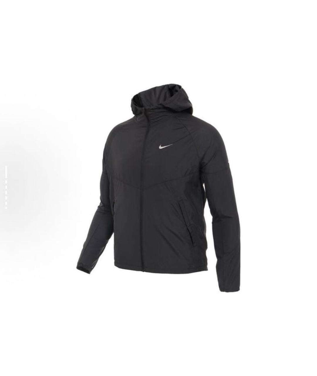 NIKE Черная полиэстеровая куртка, фото 6